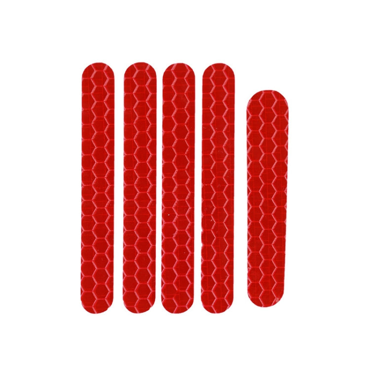Scooter Stickers Reflective Cursor Scooter Mudguard Reflective Sticker For Ninebot ES1 (Red) - Accessories & Parts by buy2fix | Online Shopping UK | buy2fix
