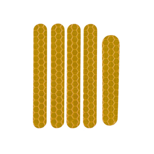 Scooter Stickers Reflective Cursor Scooter Mudguard Reflective Sticker For Ninebot ES1 (Yellow) - Accessories & Parts by buy2fix | Online Shopping UK | buy2fix