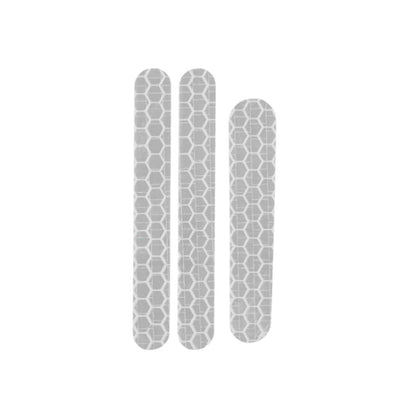 5 PCS Scooter Stickers Reflective Cursor Scooter Mudguard Reflective Sticker For Ninebot ES2 (White) - Accessories & Parts by buy2fix | Online Shopping UK | buy2fix