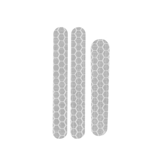 5 PCS Scooter Stickers Reflective Cursor Scooter Mudguard Reflective Sticker For Ninebot ES2 (White) - Accessories & Parts by buy2fix | Online Shopping UK | buy2fix
