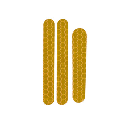 Scooter Stickers Reflective Cursor Scooter Mudguard Reflective Sticker For Ninebot ES2 (Yellow) - Accessories & Parts by buy2fix | Online Shopping UK | buy2fix