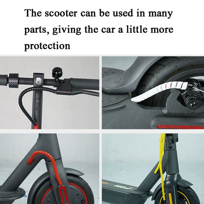 4 PCS Scooter Harness Line Pipe Change Line Pipe Winding Pipe Fittings For Xiaomi Mijia M365,Cable Length: 1m(Yellow) - Accessories & Parts by buy2fix | Online Shopping UK | buy2fix