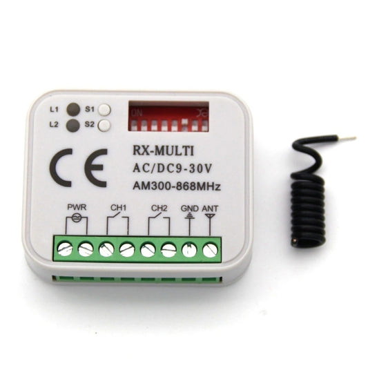 LZ-068 Garage Door Rolling Code Fixed Code Multi-Frequency Remote Control Receiver Switch - Smart Switch by buy2fix | Online Shopping UK | buy2fix