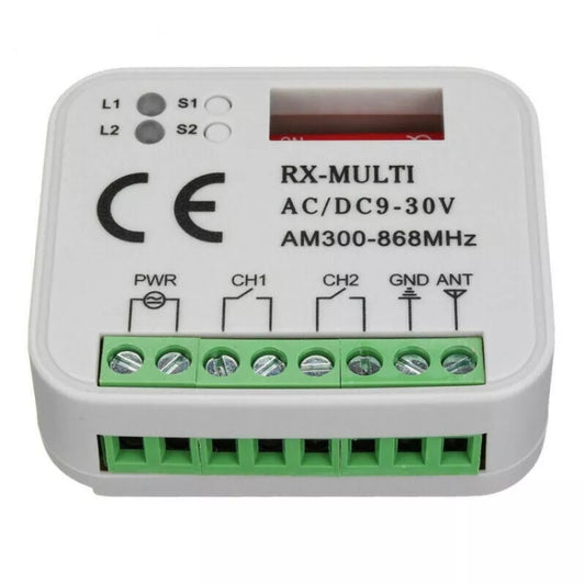 LZ-068 Garage Door Rolling Code Fixed Code Multi-Frequency Remote Control Receiver Switch - Smart Switch by buy2fix | Online Shopping UK | buy2fix
