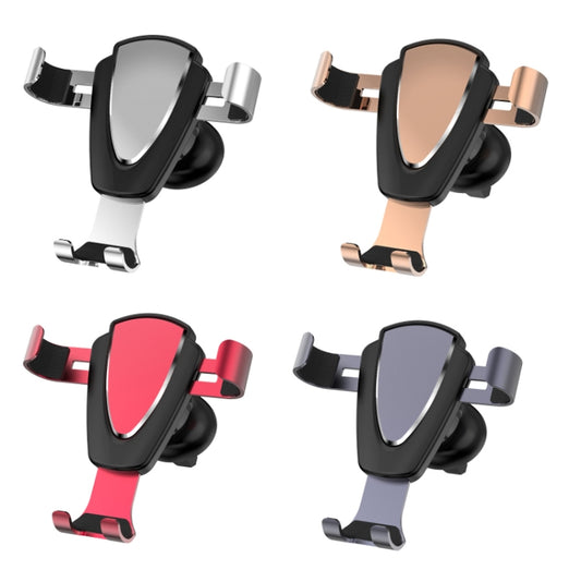 Multifunctional Mobile Phone Holder With Car Air Outlet Car Navigation Support Frame(Pleasant Red) by buy2fix