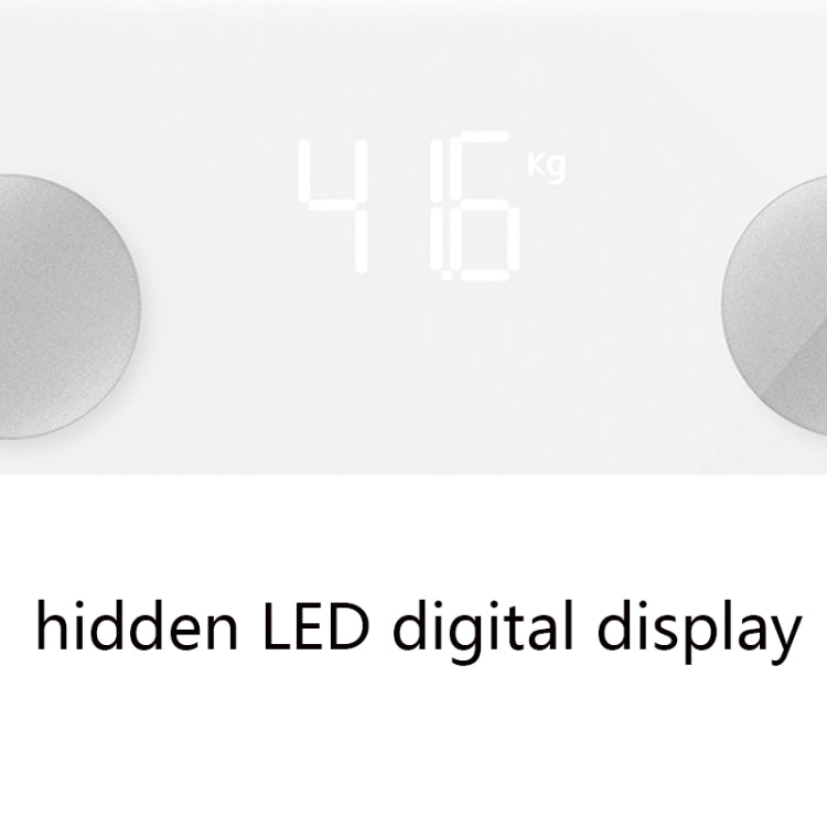 8066 Smart Body Fat Electronic Scale Home Bluetooth Weight Scale, Colour: Charging Style(White) by buy2fix