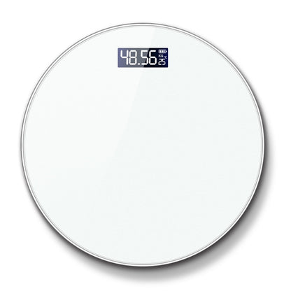 LCD Display Electronic Scale Household Weighing Health Scale Battery Model(White) by buy2fix
