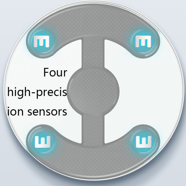 LCD Display Electronic Scale Household Weighing Health Scale Battery Model(White) by buy2fix