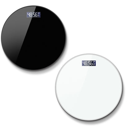 LCD Display Electronic Scale Household Weighing Health Scale Charging Model(Black) by buy2fix