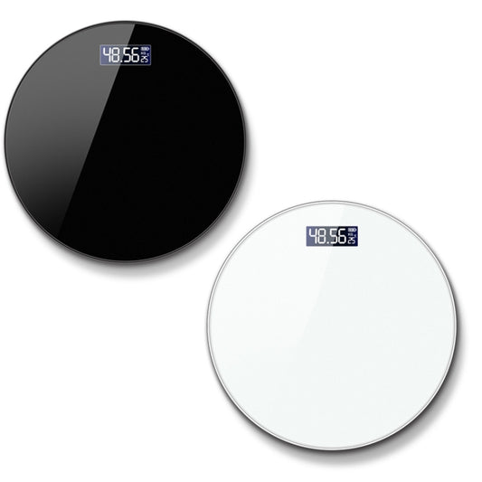 LCD Display Electronic Scale Household Weighing Health Scale Charging Model(Black) by buy2fix