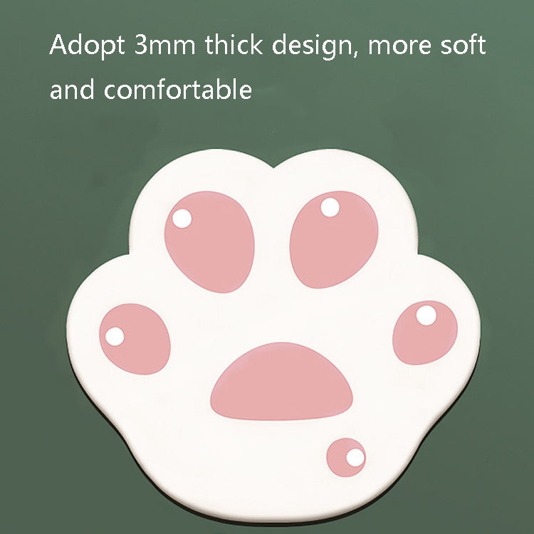 3 PCS XH12 Cats Claw Cute Cartoon Mouse Pad, Size: 280 x 250 x 3mm(Dark Pink) by buy2fix