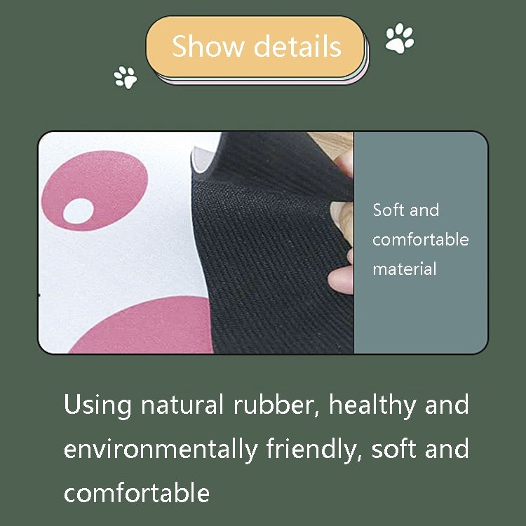 3 PCS XH12 Cats Claw Cute Cartoon Mouse Pad, Size: 280 x 250 x 3mm(Dark Gray) by buy2fix