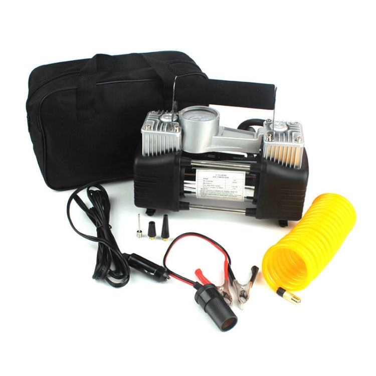 YR-106 12V Car Inflatable Pump Home Tire Portable Air Pump(Double Cylinder) by buy2fix