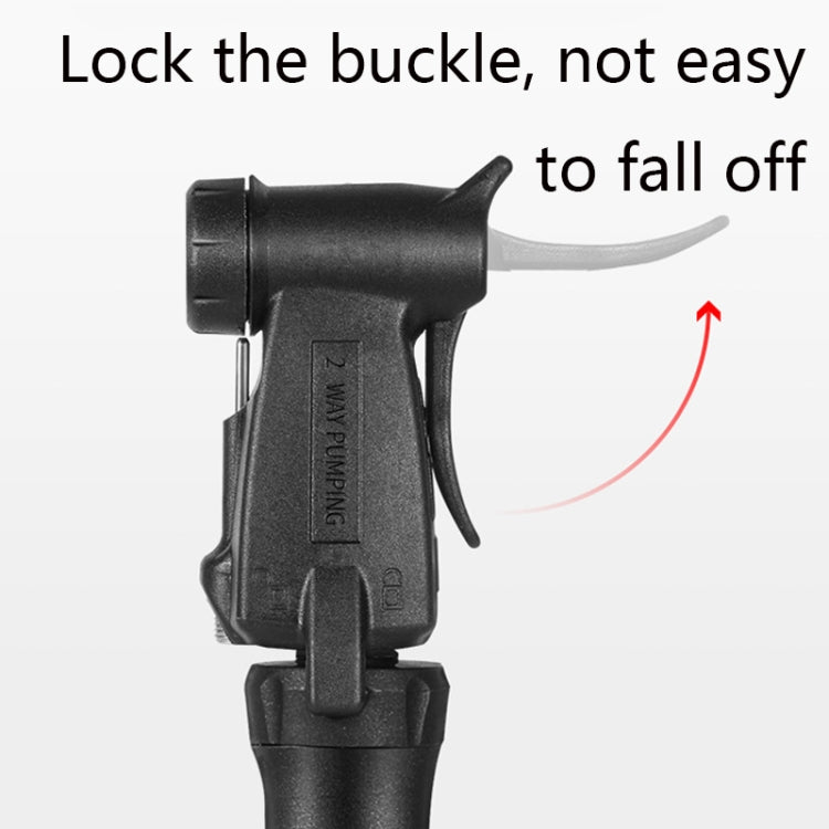 WEST BIKING YP0711115 Bicycle Pump Portable Basketball Mini Pump Equipment(Black) by WEST BIKING