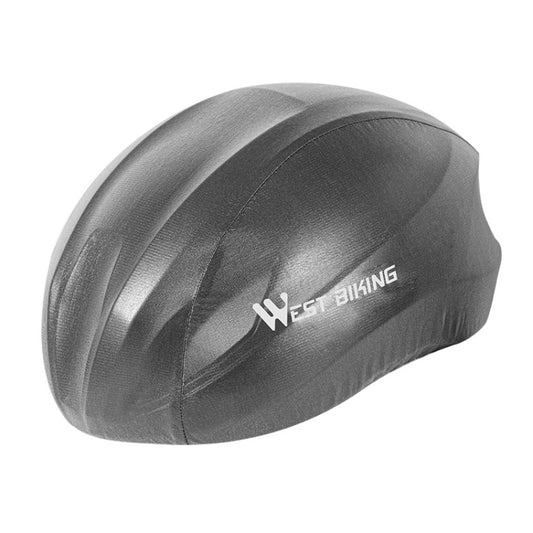 WEST BIKING YP0708080 Mountain Road Bike Cycling Helmet Windproof Dustproof Reflective Rainproof Cover, Size: Free Size(Dark Grey) by WEST BIKING