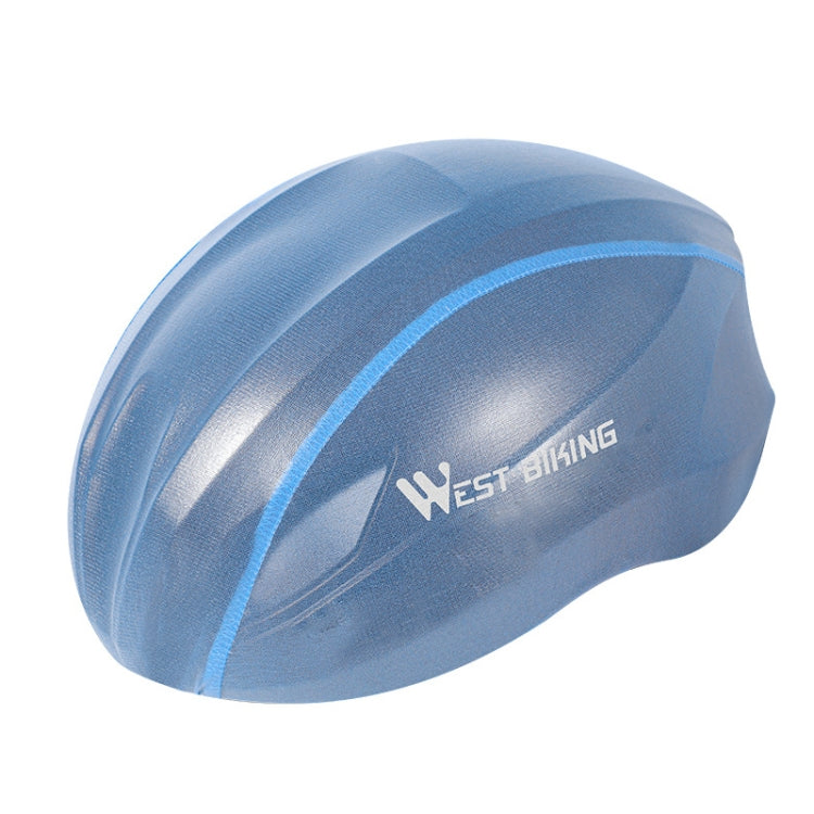WEST BIKING YP0708080 Mountain Road Bike Cycling Helmet Windproof Dustproof Reflective Rainproof Cover, Size: Free Size(Blue) by WEST BIKING