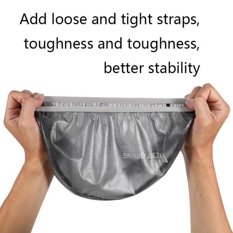 WEST BIKING YP0708080 Mountain Road Bike Cycling Helmet Windproof Dustproof Reflective Rainproof Cover, Size: Free Size(Blue) by WEST BIKING