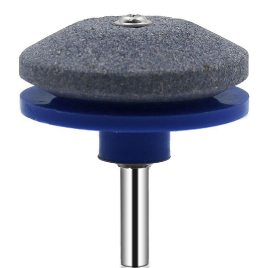 6 PCS Grinding Stone Industrial Electric Sharpener Mower Grinding Tool Wear Resistant Grinding Head, Specification: Plastic Dark Blue