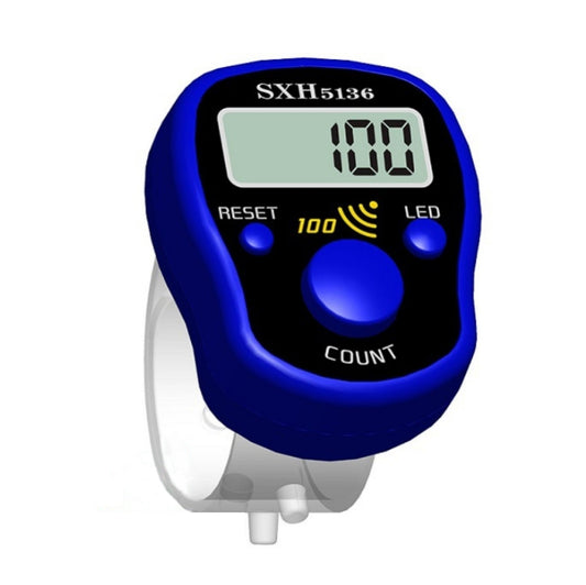 LED Luminous Electronic Counter with Sound Reminder Function After A Hundred, Random Colour Delivery - Pedometer by buy2fix | Online Shopping UK | buy2fix