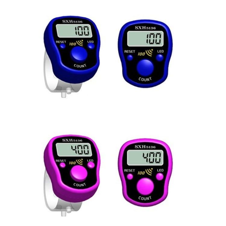 LED Luminous Electronic Counter with Sound Reminder Function After A Hundred, Random Colour Delivery - Pedometer by buy2fix | Online Shopping UK | buy2fix