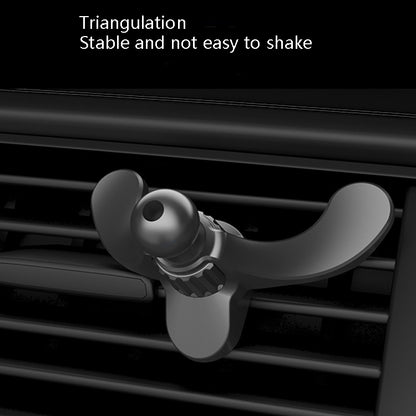 3 PCS A-004 Car Mobile Phone Bracket Air Outlet Hook Accessories(Black) by buy2fix