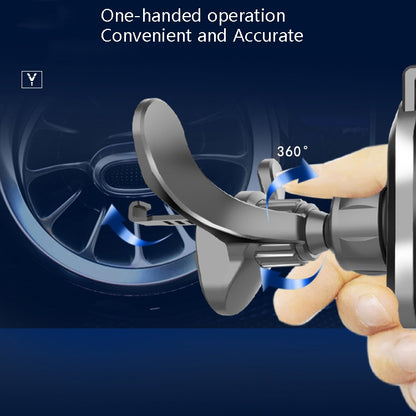 3 PCS A-004 Car Mobile Phone Bracket Air Outlet Hook Accessories(Black) by buy2fix