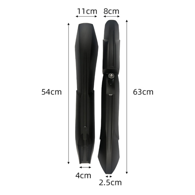 NC001 Bicycle Fender Mountain Bike Widening Blasting Board(Black) - Mudguards by buy2fix | Online Shopping UK | buy2fix