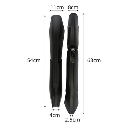 NC001 Bicycle Fender Mountain Bike Widening Blasting Board(Black) - Mudguards by buy2fix | Online Shopping UK | buy2fix