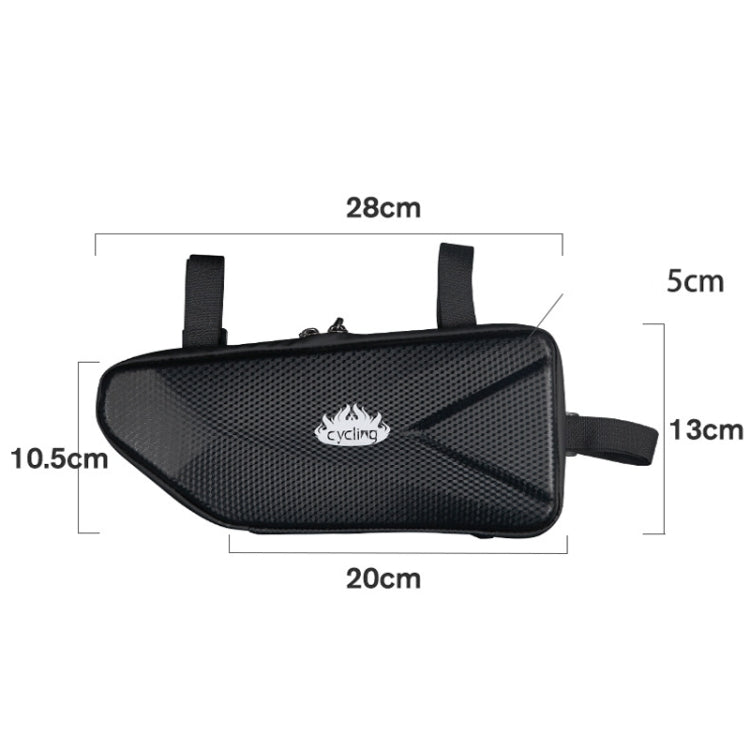 BW4 Bicycle Triangle Bag EVA Hard Shell Bag(Black) by buy2fix