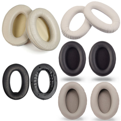 2 PCS Headset Comfortable Sponge Cover For Sony WH-1000xm2/xm3/xm4, Colour: (1000XM3)Champagne Gold Protein With Card Buckle - Earmuff & Pad by buy2fix | Online Shopping UK | buy2fix