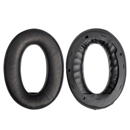 2 PCS Headset Comfortable Sponge Cover For Sony WH-1000xm2/xm3/xm4, Colour: (1000XM4)Black Lambskin - Earmuff & Pad by buy2fix | Online Shopping UK | buy2fix