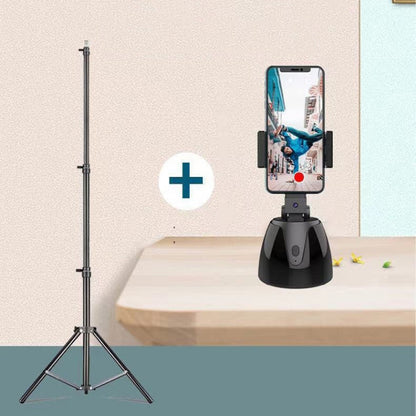 360-Degree Smart Follow-Up Selfie Live Video Recording Tripod Heads Charging Tripod Heads - Handheld Gimbals by buy2fix | Online Shopping UK | buy2fix