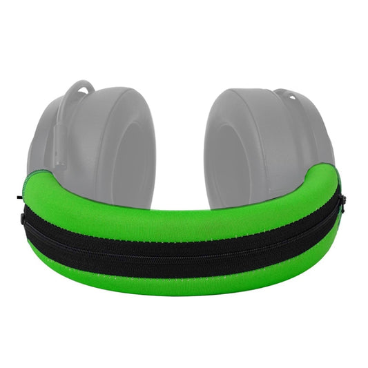 2 PCS Headset Sponge Case For Razer BlackShark V2/V2X/V2SE, Colour: Head Beam Protective Cover(Green) - Earmuff & Pad by buy2fix | Online Shopping UK | buy2fix