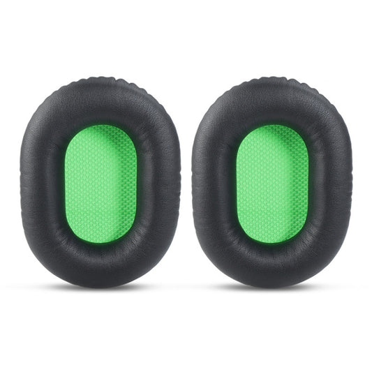 2 PCS Headset Sponge Cover For Razer V2, Colour: Black Skin Green Net - Earmuff & Pad by buy2fix | Online Shopping UK | buy2fix