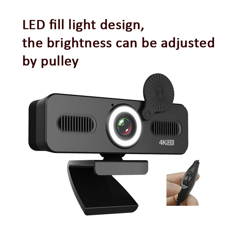 C360 1080P Network High-Definition Computer Camera Drive-Free Beautifying Light Camera with Omnidirectional Microphone, Cable Length: 1.8m by buy2fix