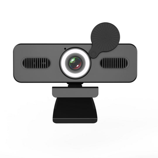 Caméra d'ordinateur haute définition réseau C360 4K, caméra lumineuse d'embellissement sans lecteur avec microphone omnidirectionnel, longueur de câble: 1,8 m