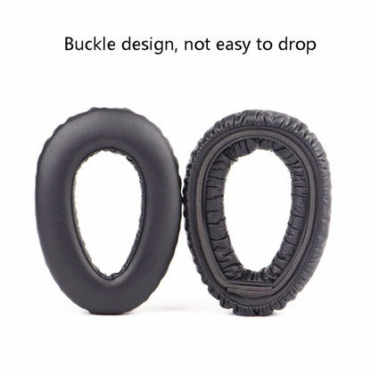 2 PCS Headphones Sponge Cover Headphone Accessories For Sennheiser  PXC550/MB660(Black) - Earmuff & Pad by buy2fix | Online Shopping UK | buy2fix