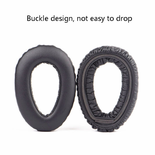 2 PCS Headphones Sponge Cover Headphone Accessories For Sennheiser  PXC550/MB660(Black) - Earmuff & Pad by buy2fix | Online Shopping UK | buy2fix