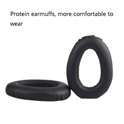 2 PCS Headphones Sponge Cover Headphone Accessories For Sennheiser  PXC550/MB660(Black) - Earmuff & Pad by buy2fix | Online Shopping UK | buy2fix