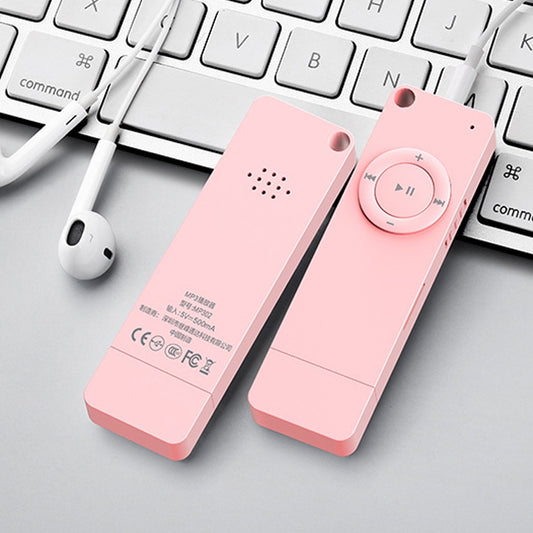XT02 U Disk Style MP3 Music Player, Memory Capacity: Bluetooth Set(Pink) - MP3 Player by buy2fix | Online Shopping UK | buy2fix