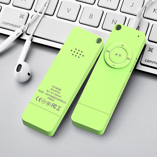 XT02 U Disk Style MP3 Music Player, Memory Capacity: Bluetooth Set(Green) - MP3 Player by buy2fix | Online Shopping UK | buy2fix