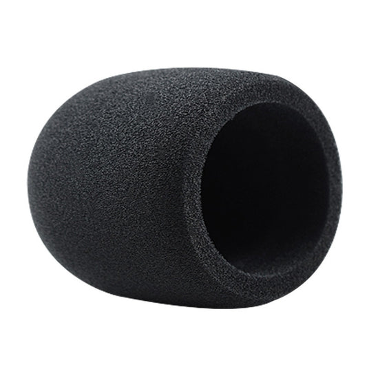 2 PCS Suitable For Audio-Technica AT2020/ATR2500/AT2035 Microphone Sponge Cover Blowout And Windproof Microphone Cover(Black) - Windshield by buy2fix | Online Shopping UK | buy2fix
