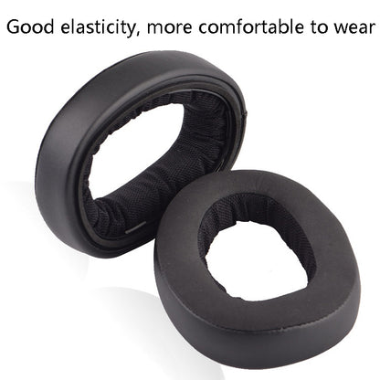 2 PCS Headset Sponge Cover Earmuffs For Sennheiser GSP600 / GSP670 / GSP500 / GSP550 / GSA60(Black) - Earmuff & Pad by buy2fix | Online Shopping UK | buy2fix