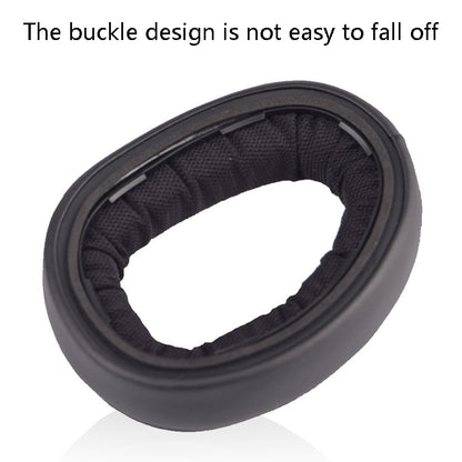 2 PCS Headset Sponge Cover Earmuffs For Sennheiser GSP600 / GSP670 / GSP500 / GSP550 / GSA60(Black) - Earmuff & Pad by buy2fix | Online Shopping UK | buy2fix