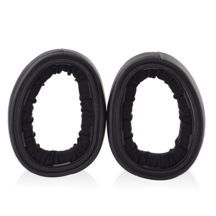 2 PCS Headset Sponge Cover Earmuffs For Sennheiser GSP600 / GSP670 / GSP500 / GSP550 / GSA60(Black) - Earmuff & Pad by buy2fix | Online Shopping UK | buy2fix