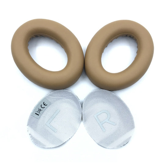 2 PCS Headest Sponge Cover Earmuffs with Cushion For BOSE NC700(Khaki) - Earmuff & Pad by buy2fix | Online Shopping UK | buy2fix
