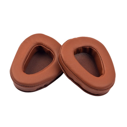 1 Pairs Headphone Sponge Leather Earmuffs For Skullcandy Aviator 2(Brown) - Earmuff & Pad by buy2fix | Online Shopping UK | buy2fix