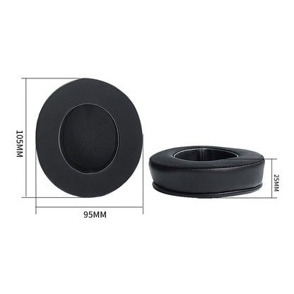 2 PCS Ice Feeling Gel Earmuffs Sponge Sleeve Earmuffs Are Suitable for Razer Meng Cat Pink Crystal Edition Beihai Giant Monster V2 RGB Symphony Headphones(Black) - Earmuff & Pad by buy2fix | Online Shopping UK | buy2fix