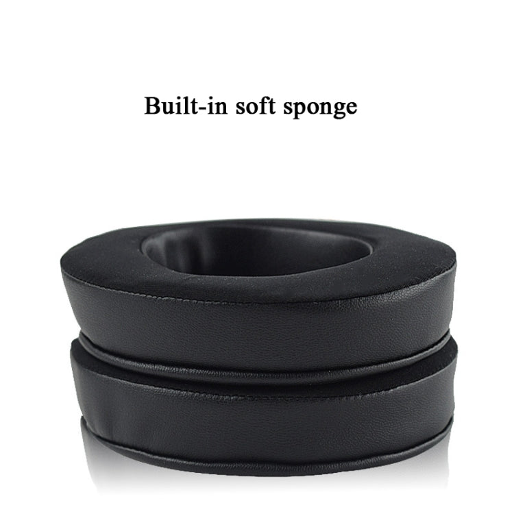 2 PCS Ice Feeling Gel Earmuffs Sponge Sleeve Earmuffs Are Suitable for Razer Meng Cat Pink Crystal Edition Beihai Giant Monster V2 RGB Symphony Headphones(Black) - Earmuff & Pad by buy2fix | Online Shopping UK | buy2fix
