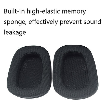 2 PCS D0005 Headphone Sponge Cover Headphone Earmuffs Head For Logitech G633 / G933 / G933S, Colour: Net Cloth - Earmuff & Pad by buy2fix | Online Shopping UK | buy2fix